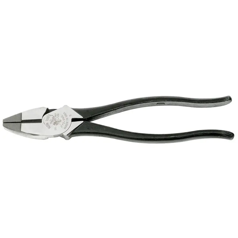 Klein Tools High-Leverage Side-Cutting Pliers – Industrial Strength (Model 213-9Ne) 1
