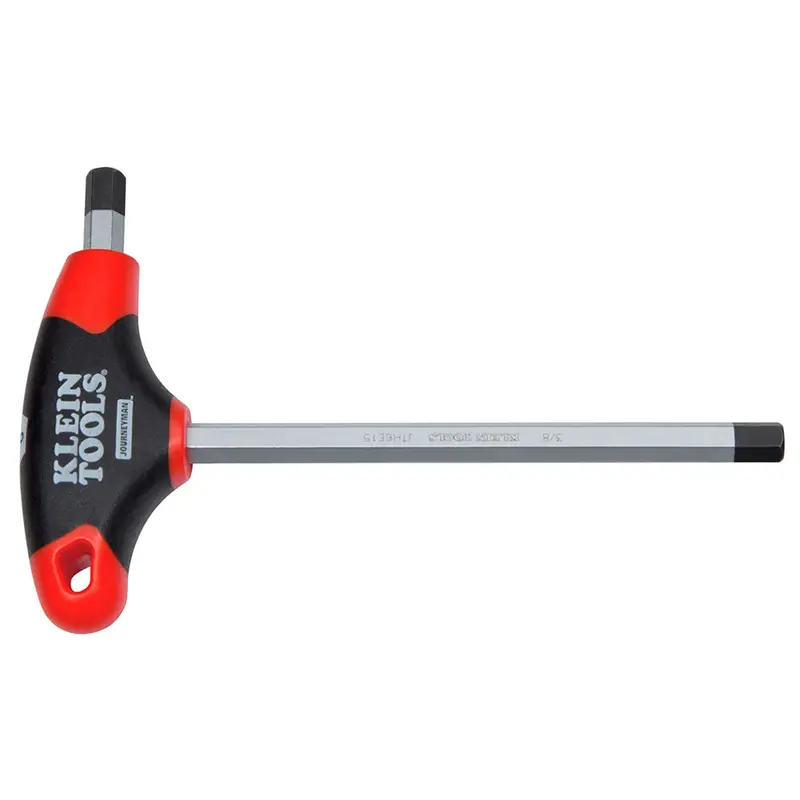 Klein Tools Jth6E08 1/8-Inch T-Handle Hex Key – Journeyman Series, 6-Inch 1