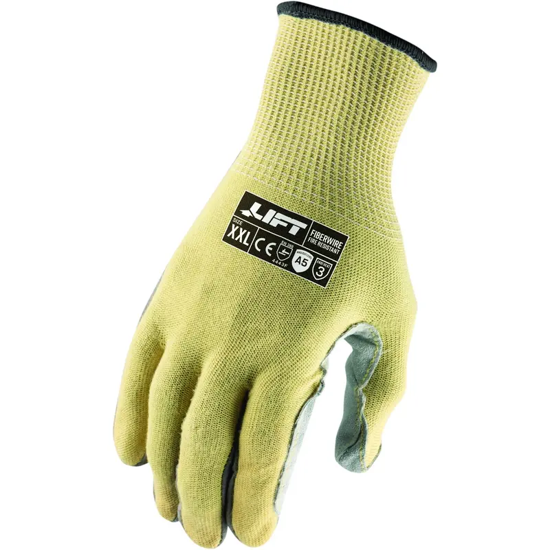 Lift Fiberwire Fr A5 Leather-Palm Cut-Resistant Glove 1