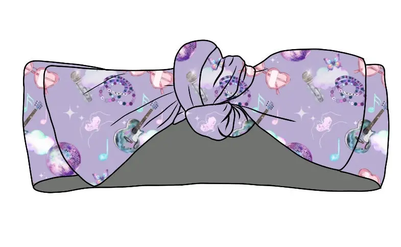 Little Lady Musician Bow Headband 1