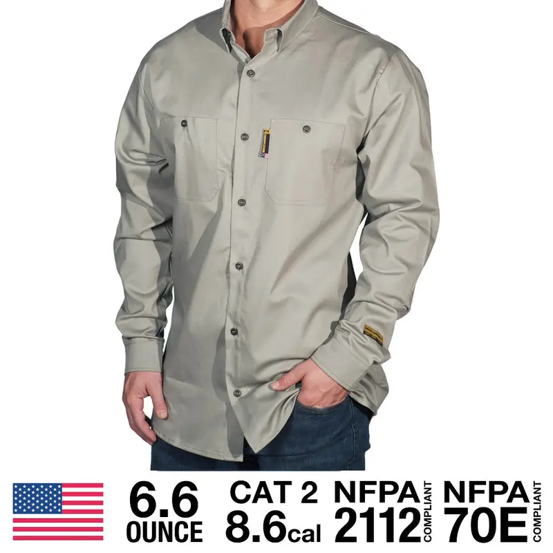 "Lowdown" Flame-Resistant Work Shirt 1