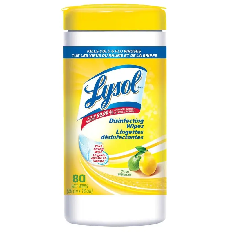 Lysol Disinfecting Wipes – 80-Count Antibacterial Cleaning Pack 1