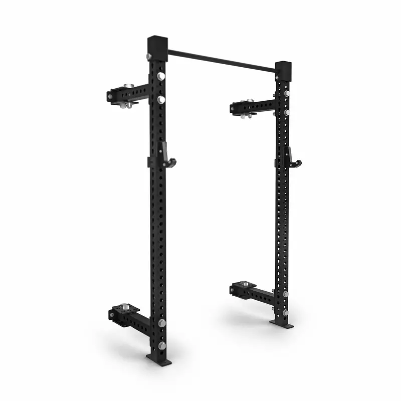 Manticore Prebuilt Folding Half Rack – 3"×3" Frame, 1" Hole Spacing 1