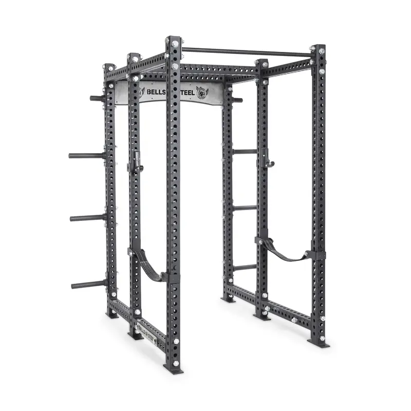Manticore Prebuilt Six-Post Power Rack – 3"×3" Frame, 1" Hole Spacing 1