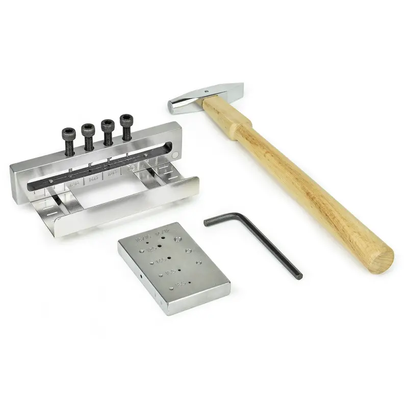 Micro-Mark 3-Piece Riveting Tool Kit – For Flush, Semi-Tubular, And Blind Rivets 1