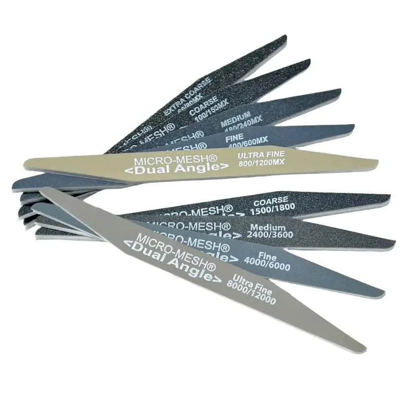 Micro-Mesh® Dual-Angle Sanding Files – 9-Piece Multi-Grit Kit 1