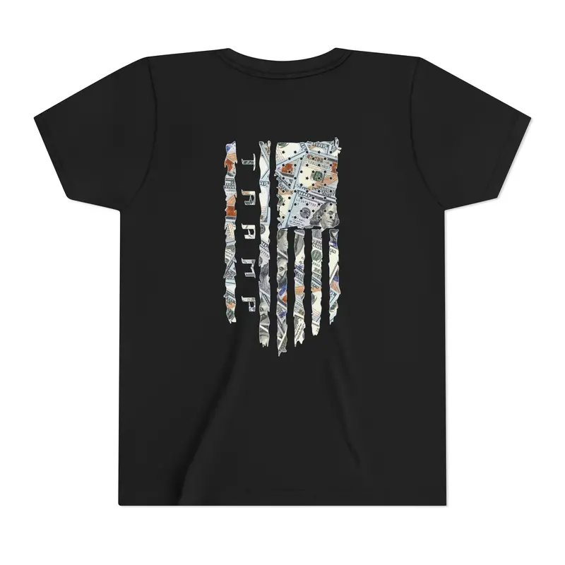 Money Flag Youth Graphic T-Shirt 1