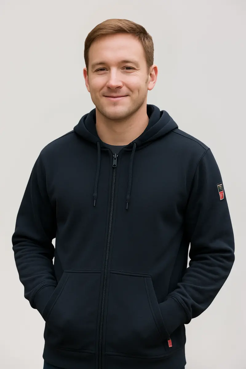 Nike Flame-Resistant Full-Zip Hoodie – Navy 1