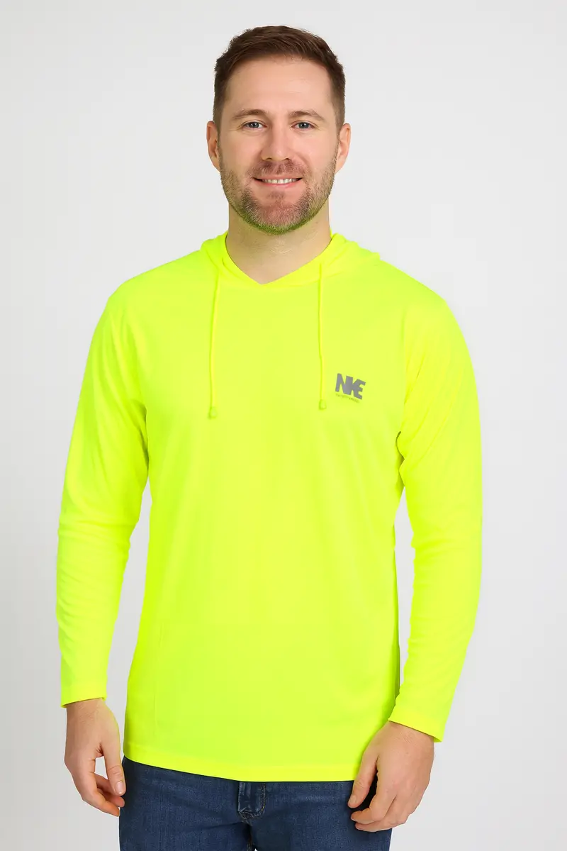Nike Hi-Visibility Lightweight Hooded T-Shirt – Safety Yellow 1