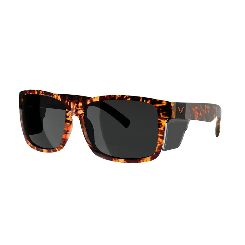 Oiler Xl Safety Glasses – Z87+ Certified, Tortoise Shell Frame 1
