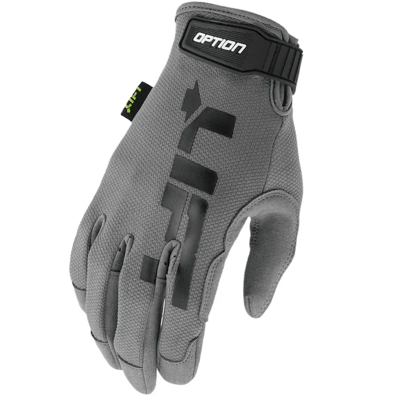 Option Grey Work Glove – Flexible Grip Design 1