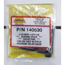Oteco Black Pin Set – #50 Size, 10-Piece Industrial Pack (140550) 1