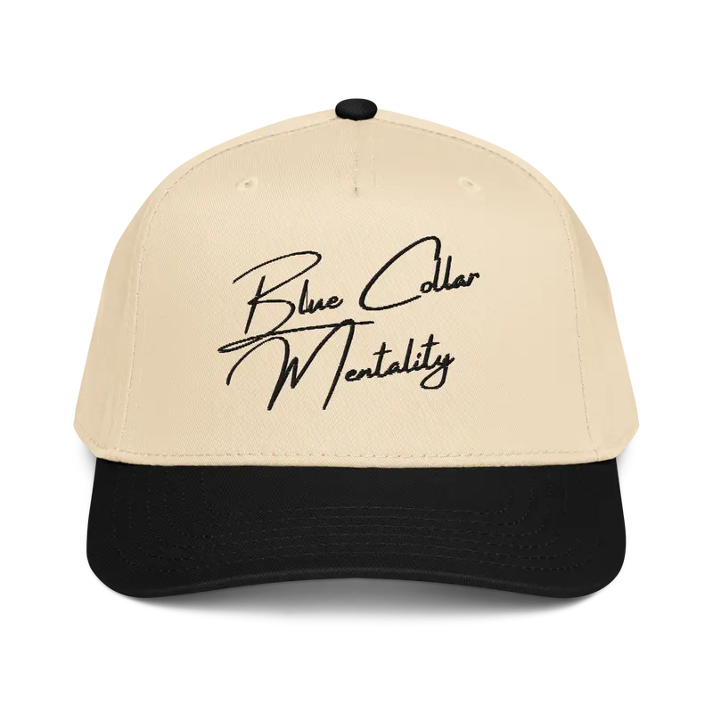 Otto Cap 31-069 – Blue Collar Mentality Embroidered Trucker Hat 1