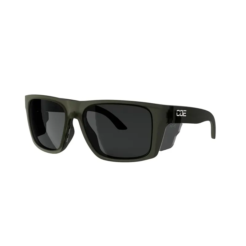 Outrigger Safety Glasses – Z87+ Rated, Matte Moss Finish 1