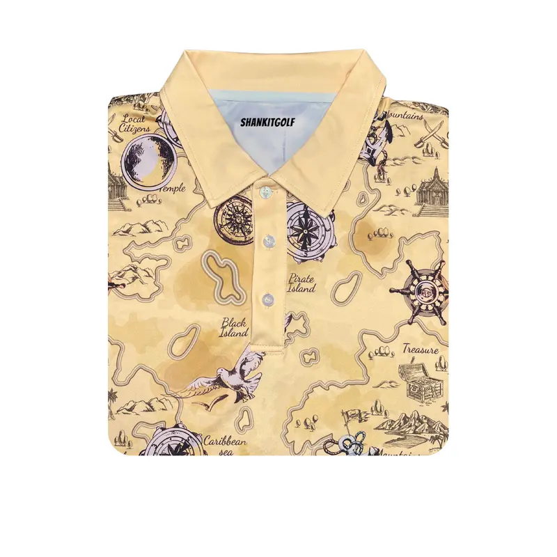 Pirate Map Adventure-Themed Polo 1
