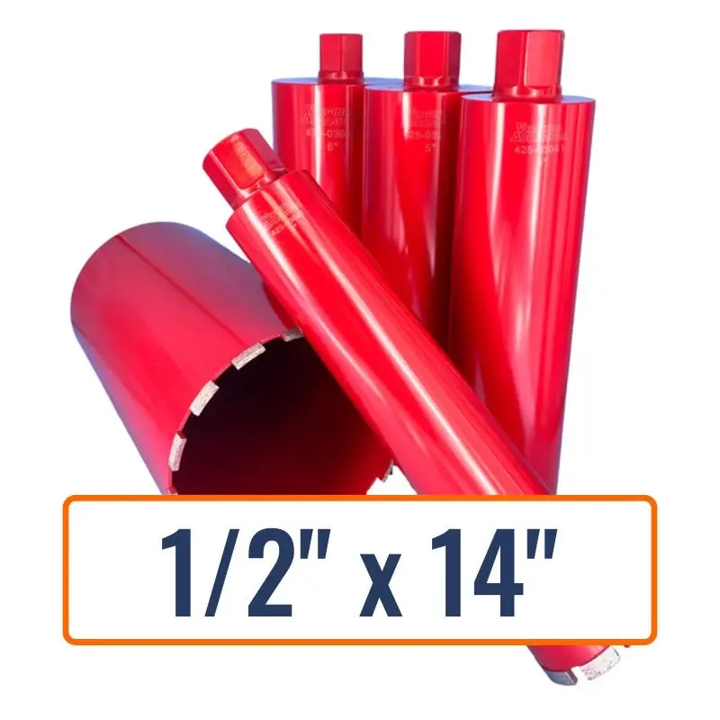 Premium Wet-Cut Diamond Core Drill Bit – Brick, Concrete & Masonry 1