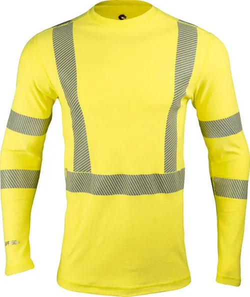 Pro Dry Tech Long-Sleeve Hi-Vis Fr Yellow Shirt – Arc-Rated 1