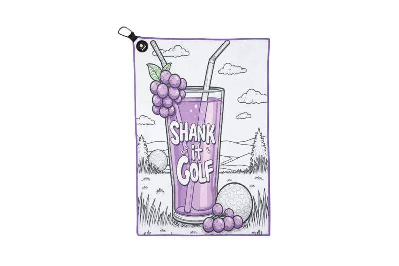 Purple Drank Microfiber Golf Towel 1