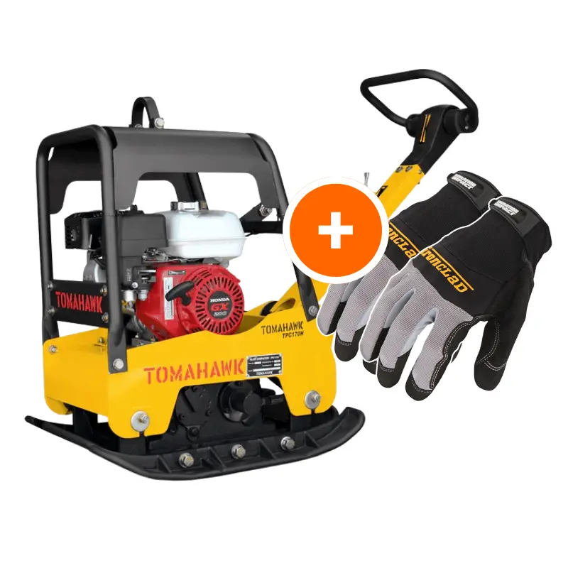 Reversible Honda Gx200 Plate Compactor – 6.5 Hp, 7,000 Lbs/Ft² Impact Force 1