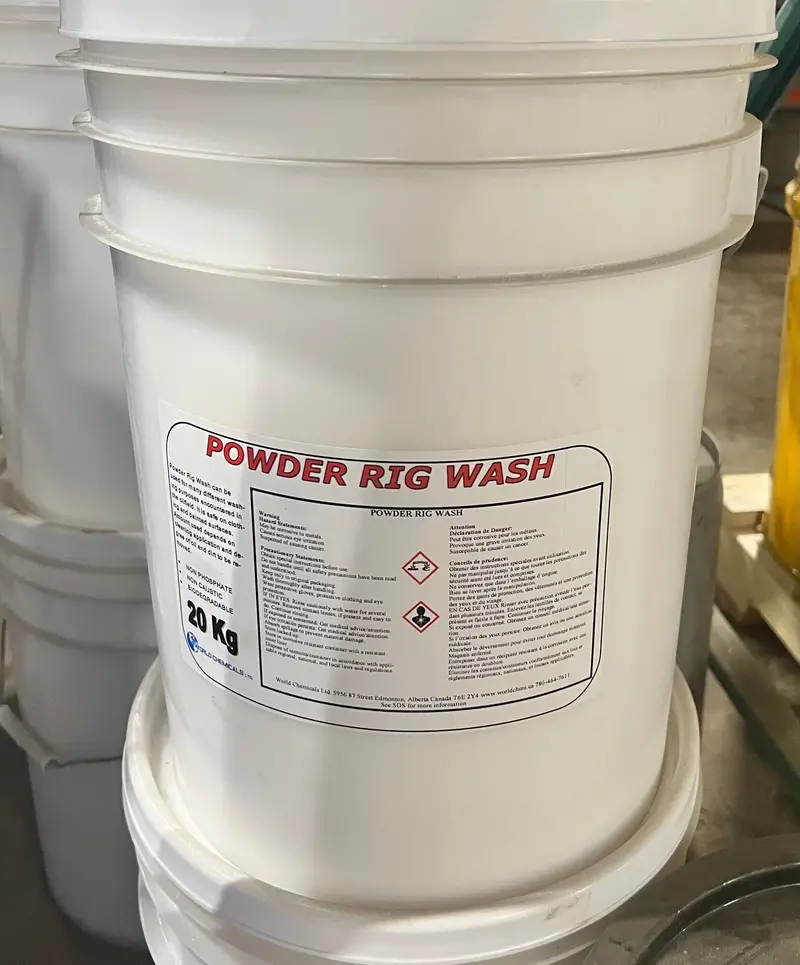 Rig Wash Powder – 20-Kilogram Pail For Oilfield Equipment Cleaning 1