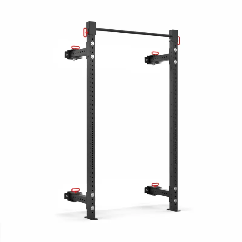 Roc Prebuilt Foldable 2-Post Squat Stand – 3"×3" Frame, ⅝" Hole Spacing 1