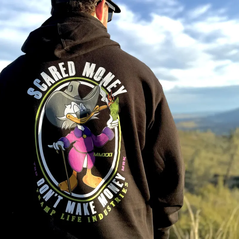 Scared Money Duck Casual Hoodie 1