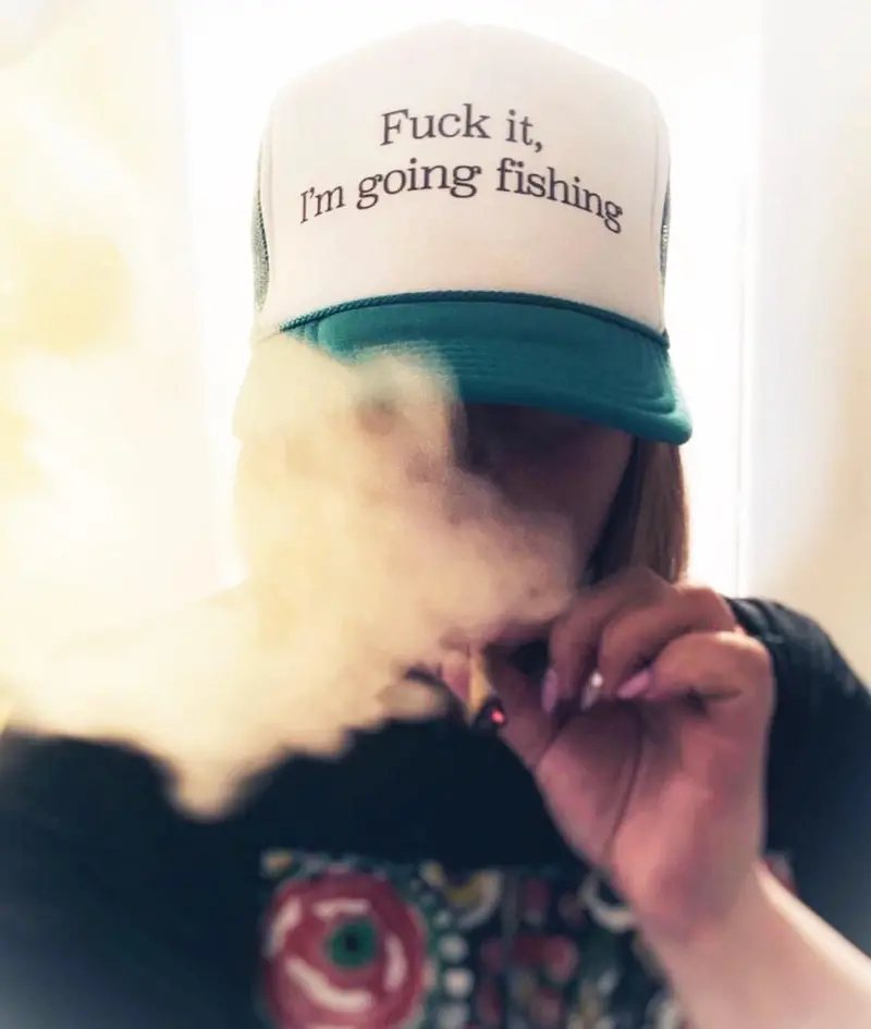 'Screw It—I’M Going Fishing' Adventure Trucker Hat 1