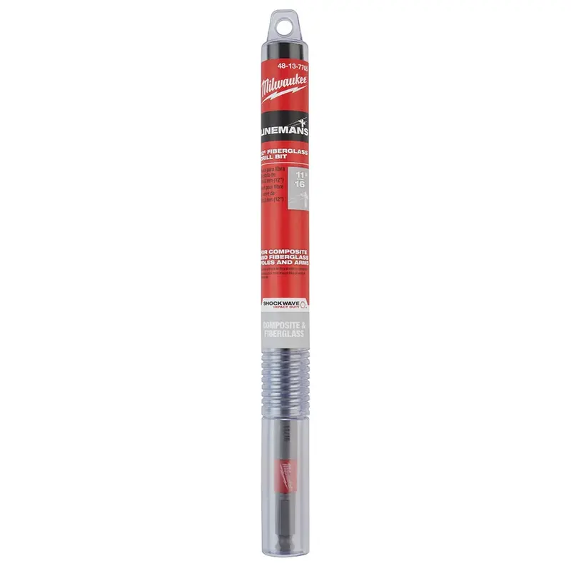 Shockwave Impact Duty Fiberglass Lineman’S Drill Bit – 11/16" X 12" 1