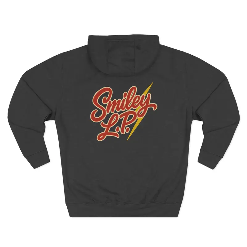 Smiley L.P. Red Bolt Unisex Hoodie 1