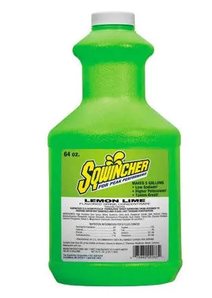 Sqwincher Lemon-Lime Liquid Electrolyte Concentrate, 64-Ounce Bottle 1