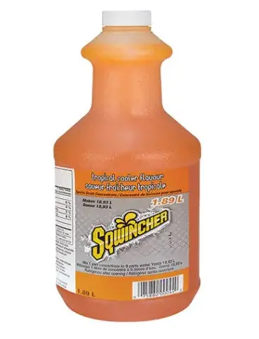Sqwincher Tropical Flavor Liquid Electrolyte Concentrate, 64-Ounce Bottle 1