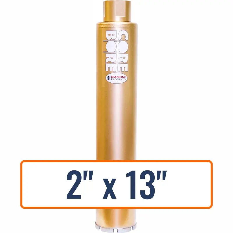 Standard Gold Segmented Wet Core Bore Bit – General-Purpose Diamond Drill 1