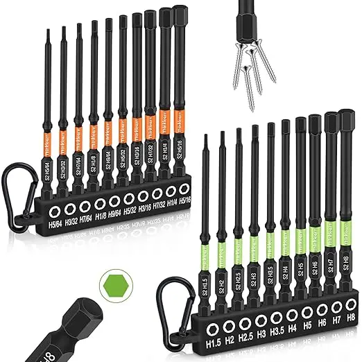 Thinklearn 20-Piece Allen Wrench And Drill Bit Combo Set – Tl1093 1