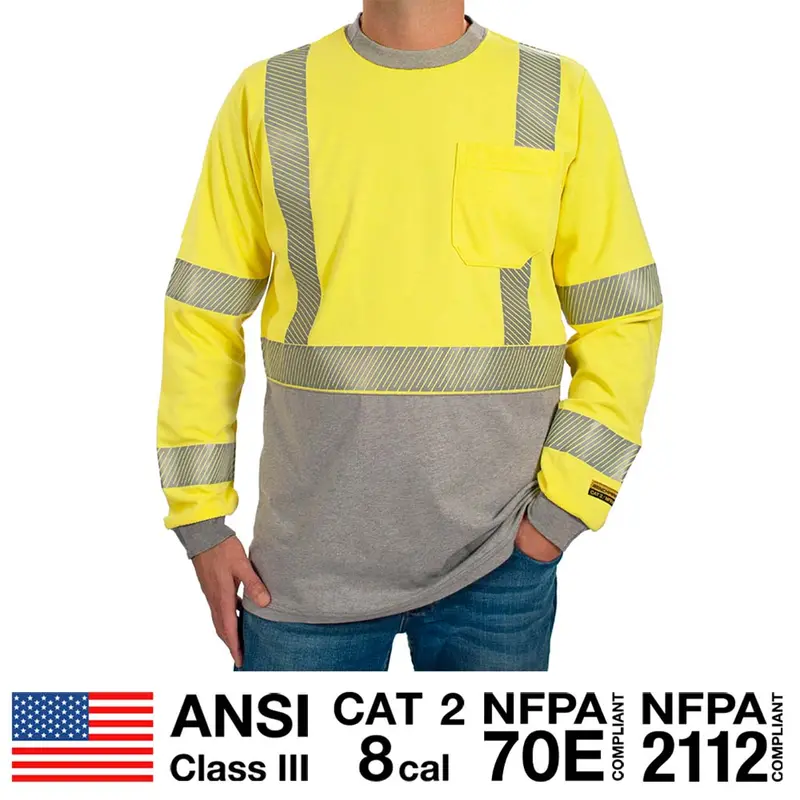 "Tracer" High-Visibility Flame-Resistant T-Shirt 1