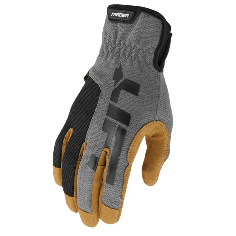 Trader Gray General-Purpose Work Gloves 1
