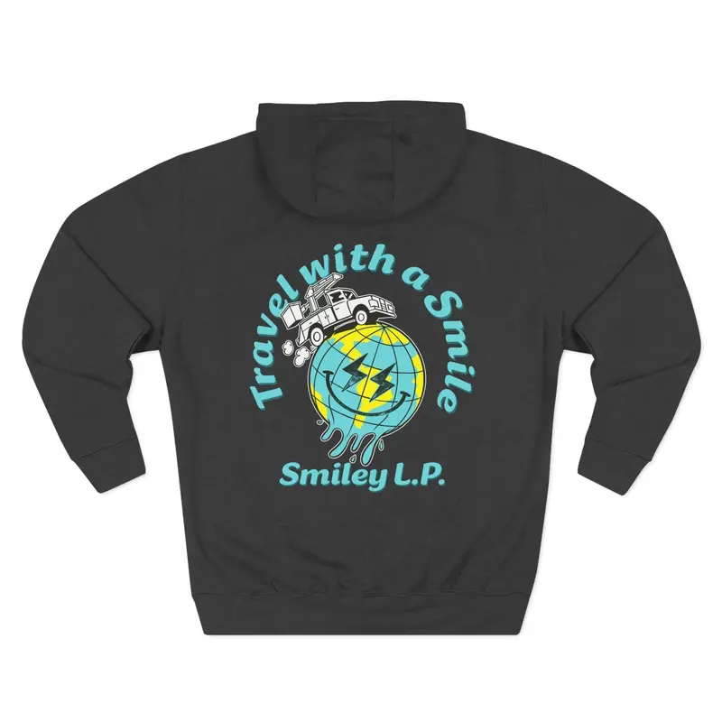 Travel With A Smile Unisex Hoodie 1