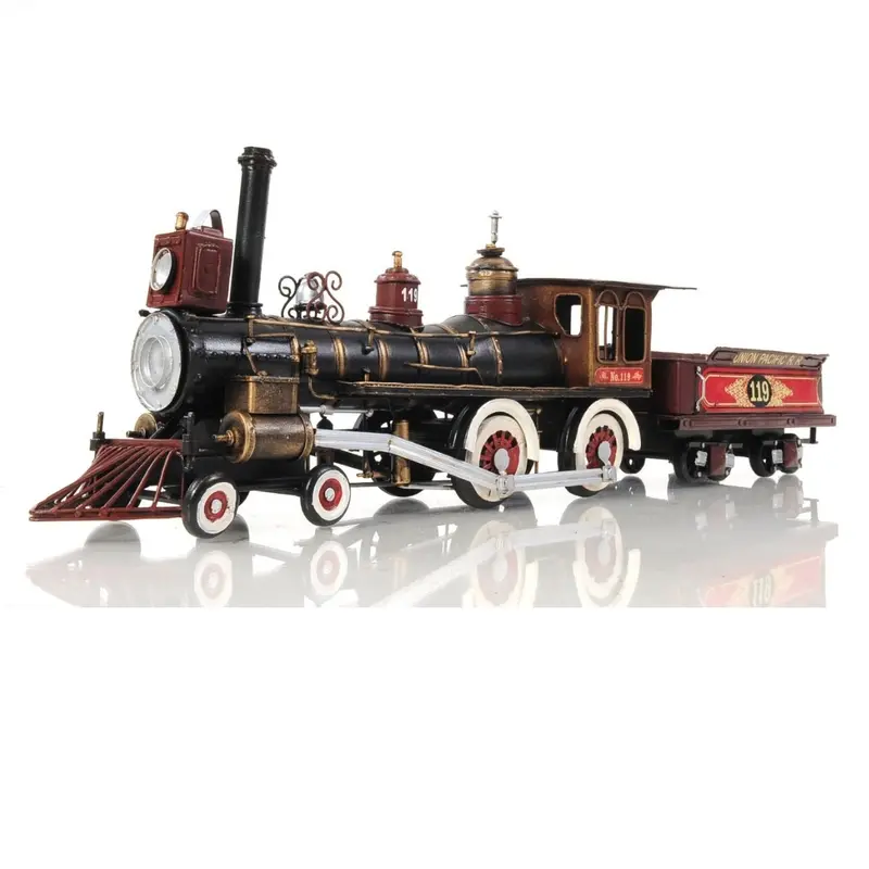 Union Pacific Steam Locomotive Model – 1:24 Scale Handcrafted Train Replica 1