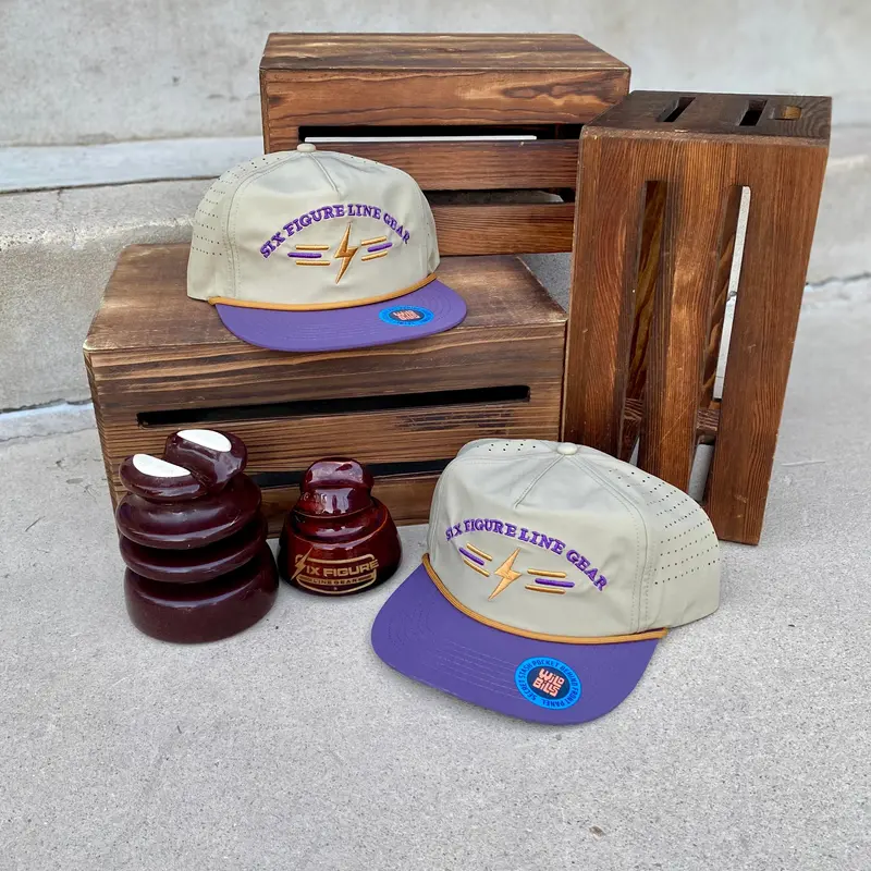 Unisex Aloe Vera And Purple Wild Bills Rope Hat 1
