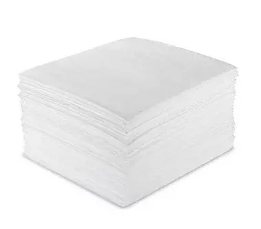 White Absorbent Pad – 15" × 19" Industrial Spill Control 1