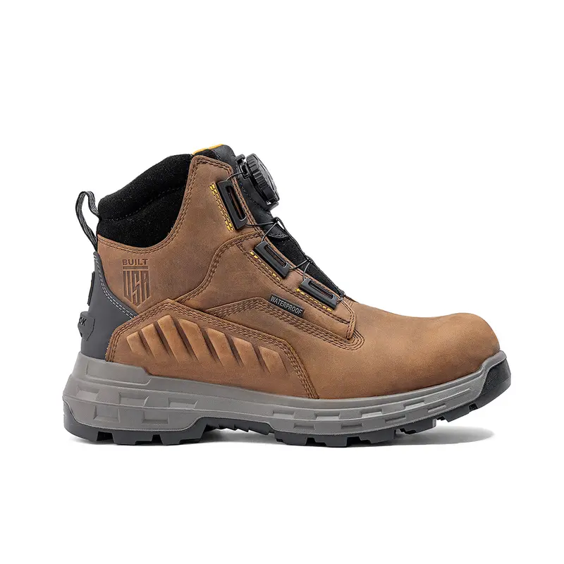 Wildwood 6-Inch Turbolace™ Soft-Toe Work Boot – Brown, Usa Made 1