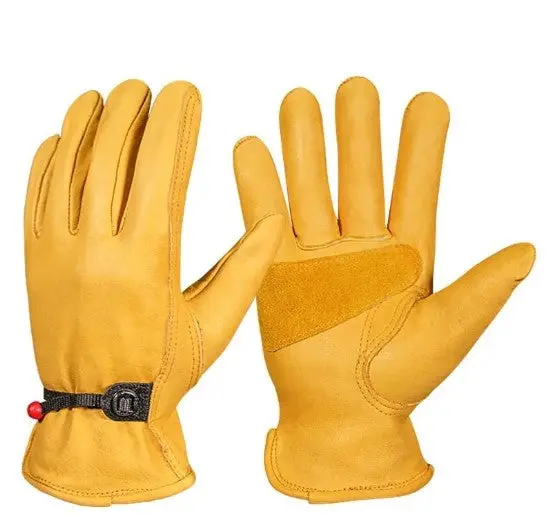 Women’S Cowhide Rigger Gloves – Full-Grain Leather Construction 1