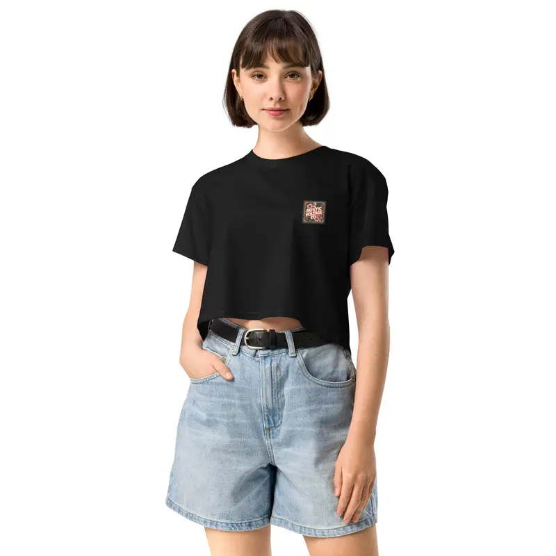 Women’S Fitted Crop Top 1