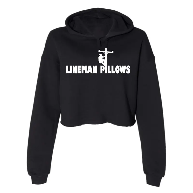 Women'S Lineman Crop Hoodie With Hood 1