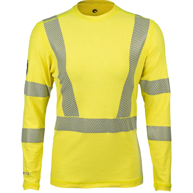 Women’S Pro Dry® Tech Hi-Visibility Yellow Fr Long-Sleeve Shirt 1