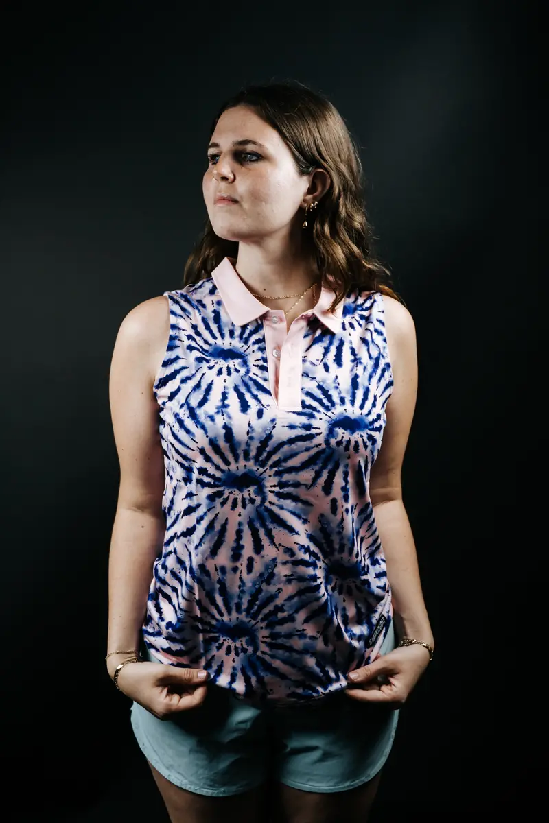 Women'S Tie-Dye Performance Golf Polo 1