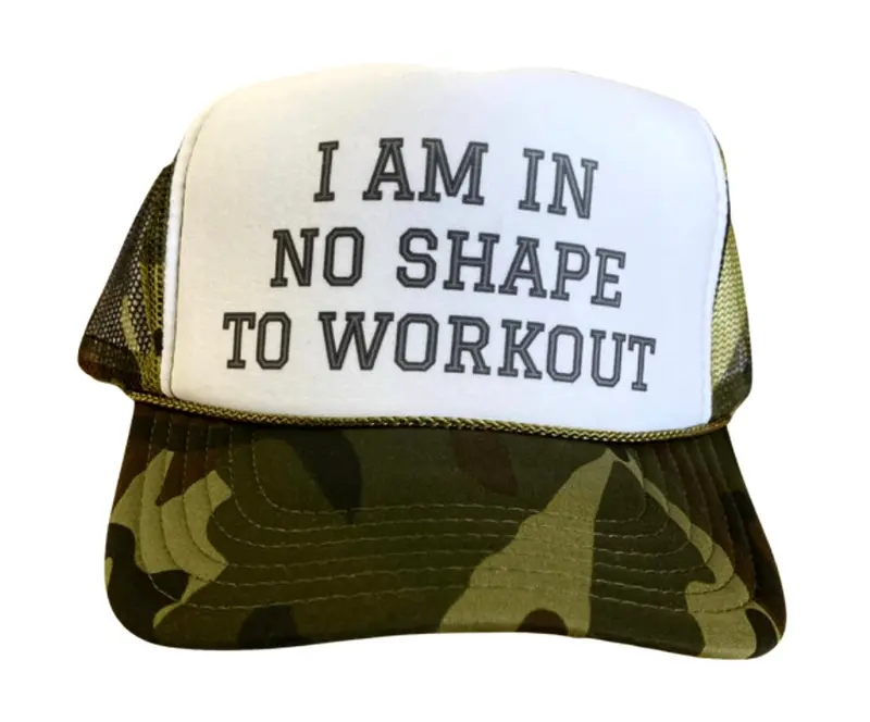 Workout-Reluctant Trucker Hat 1