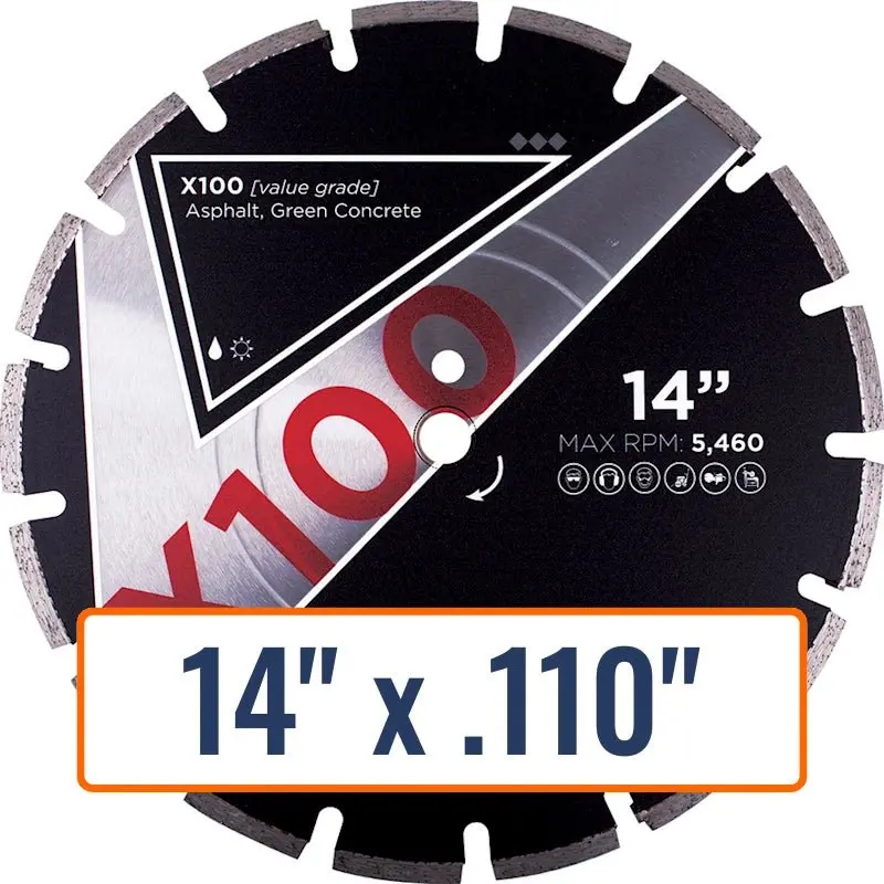 X100 Asphalt-Specific Diamond Blade 1