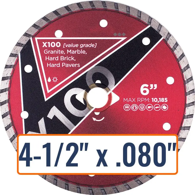 X100 Hand-Held Diamond Saw Blade For Hard Materials 1