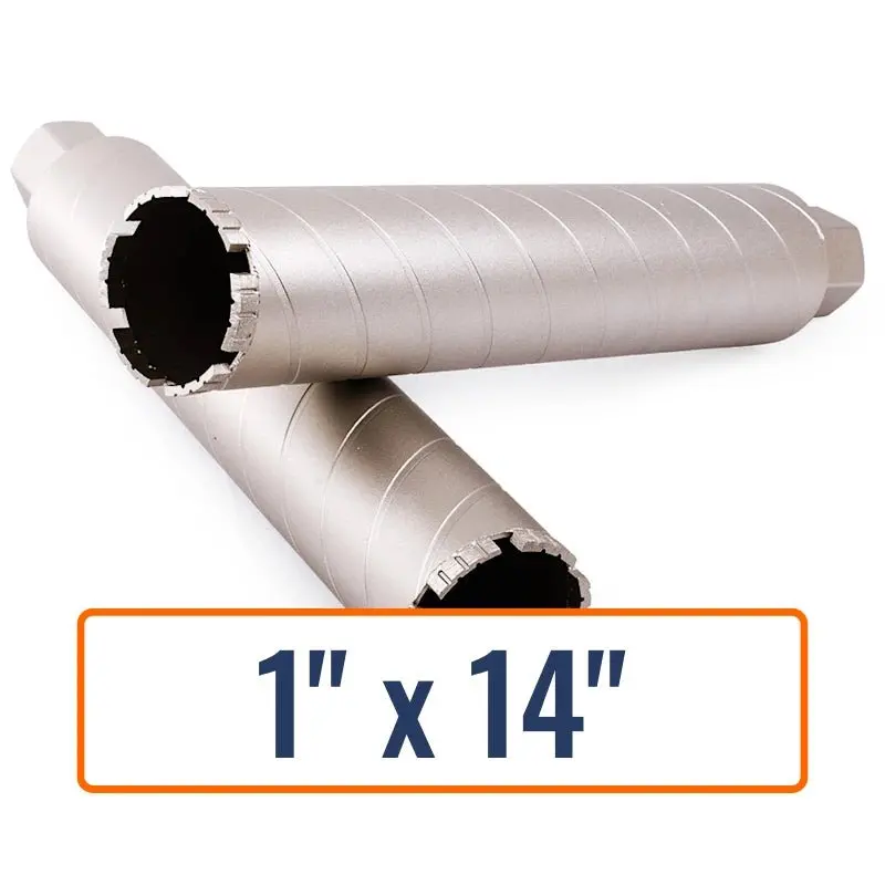 X301 Zz Turbo Concrete Core Drill Bit – Hard Concrete 1
