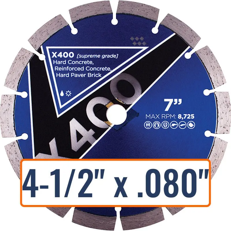 X400 Diamond Cut-Off Blade For Heavy-Duty Applications 1